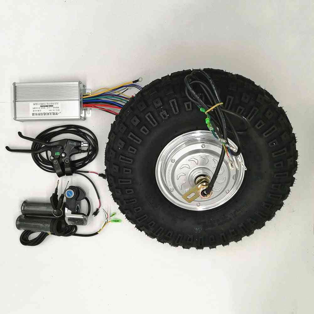Electric Wheelbarrow Gear Motor All Terrain Kit Fat Off Road Rough Tyre