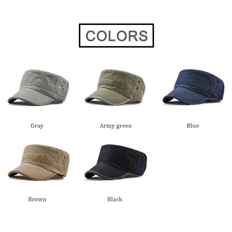 New Spring Summer Military Hats Women