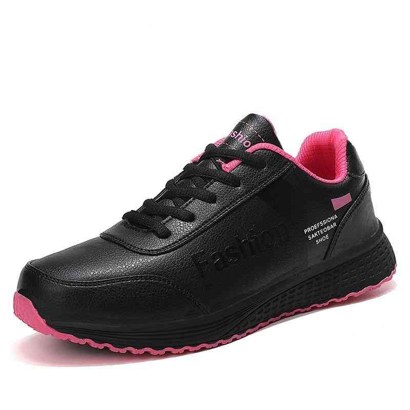 Fashion Tennis Shoes For Women, Light Leather Sneakers