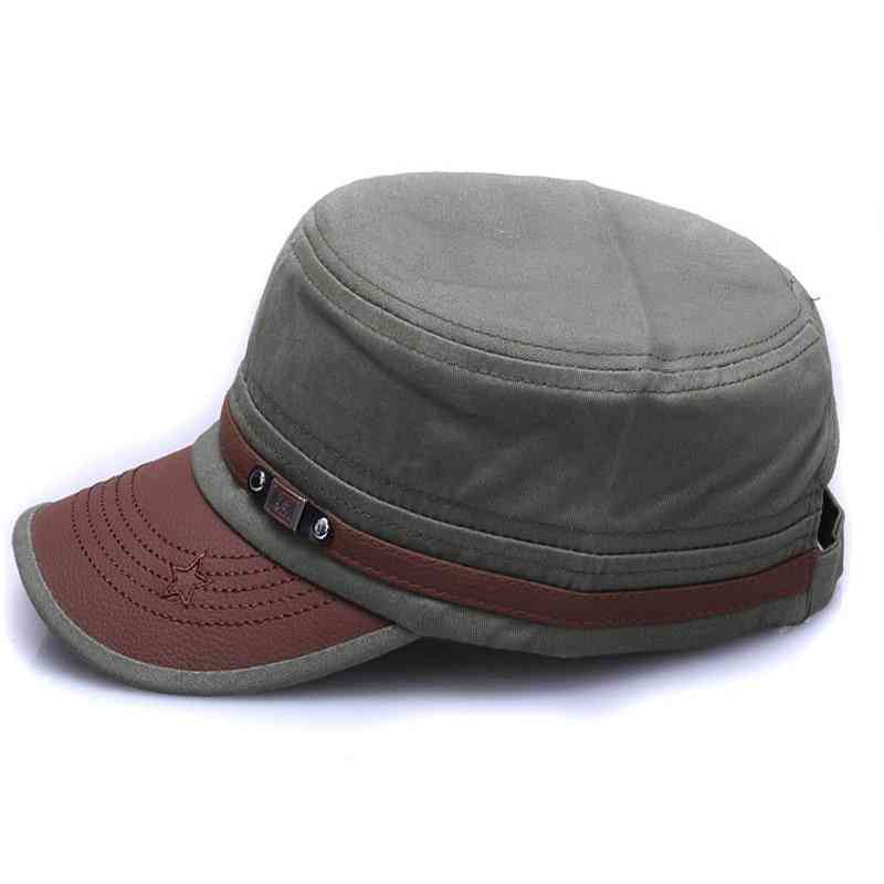 Nové módne bavlnené vojenské čiapky pre mužov