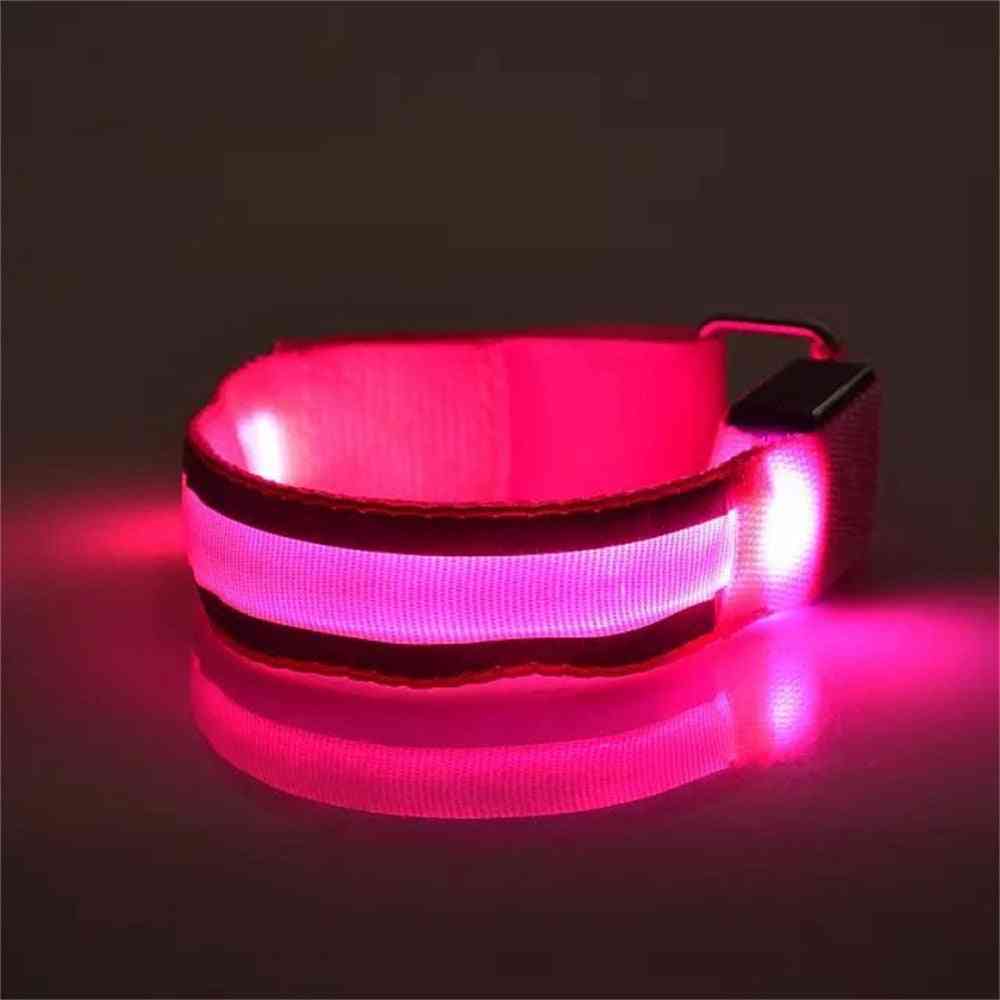 Light Band Reflective Led Light Arm Armband Strap Safety Belt