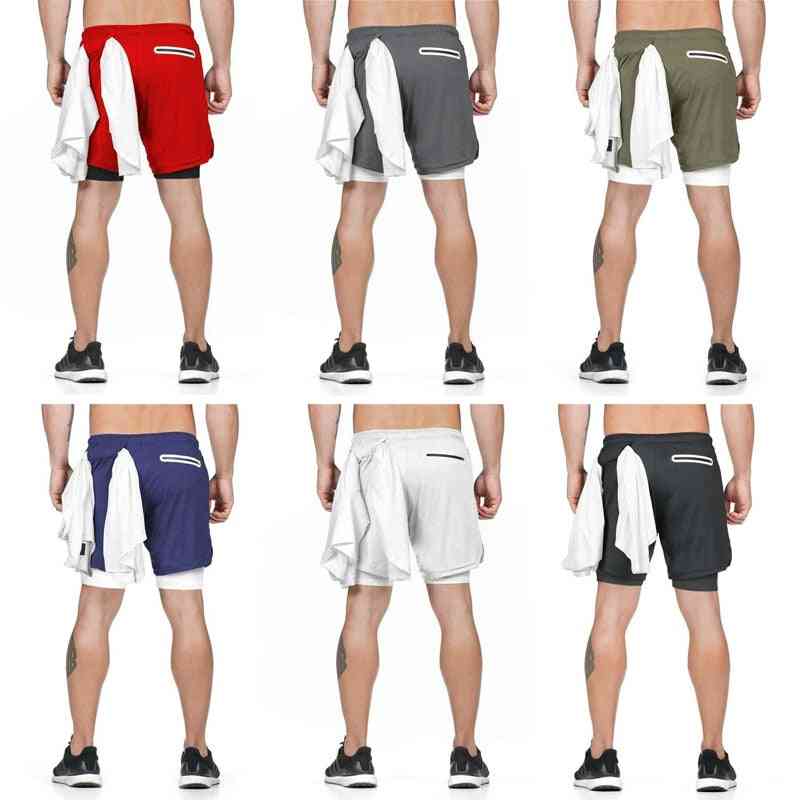 Men's Fitness Workout Sweatpants Shorts