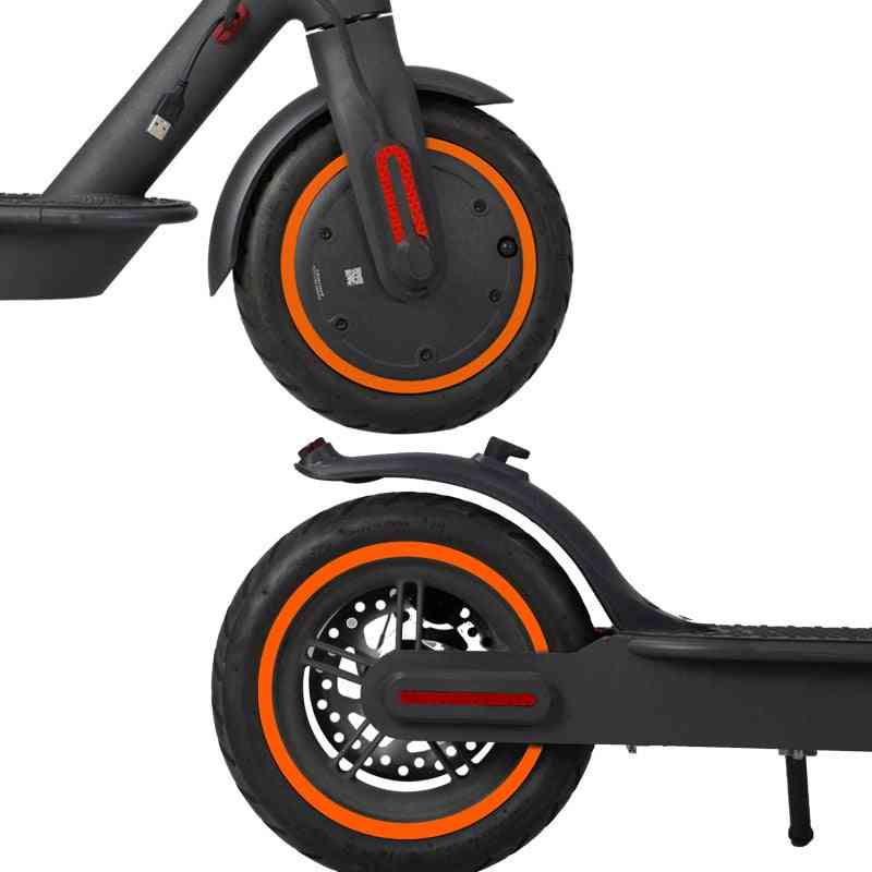 Scooter hjulnav beskyttende reflekterende klistremerke