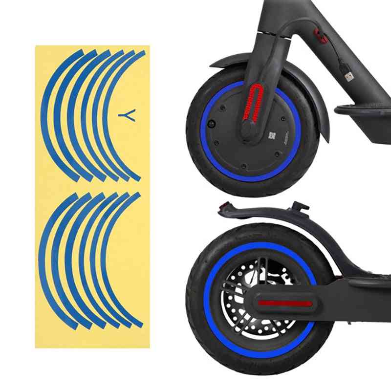 Zaščitna odsevna nalepka pesto kolesa skuterja za xiaomi m365 pro 1s pro