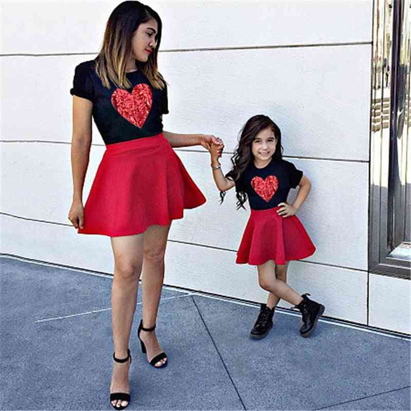 Mamma och dotter klänning
