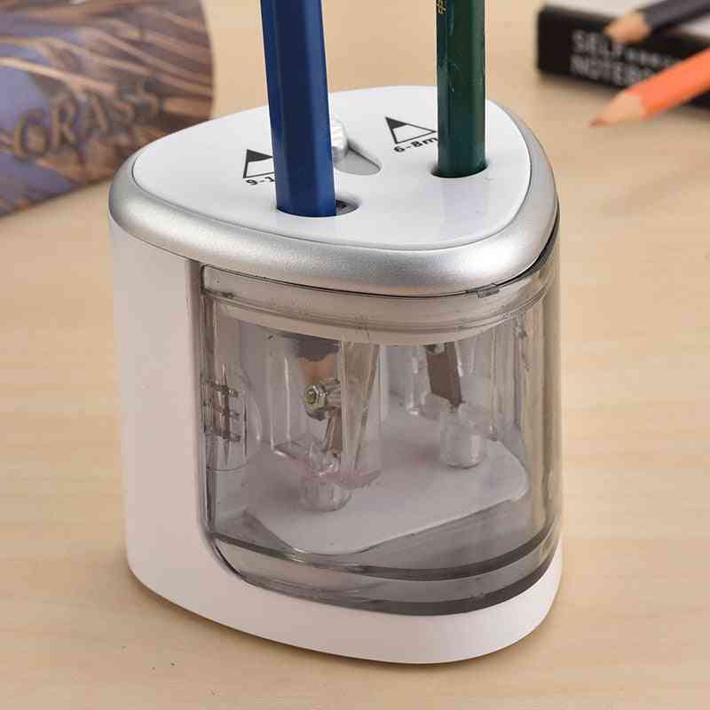 Two Hole Electric Automatic Pencil Sharpener