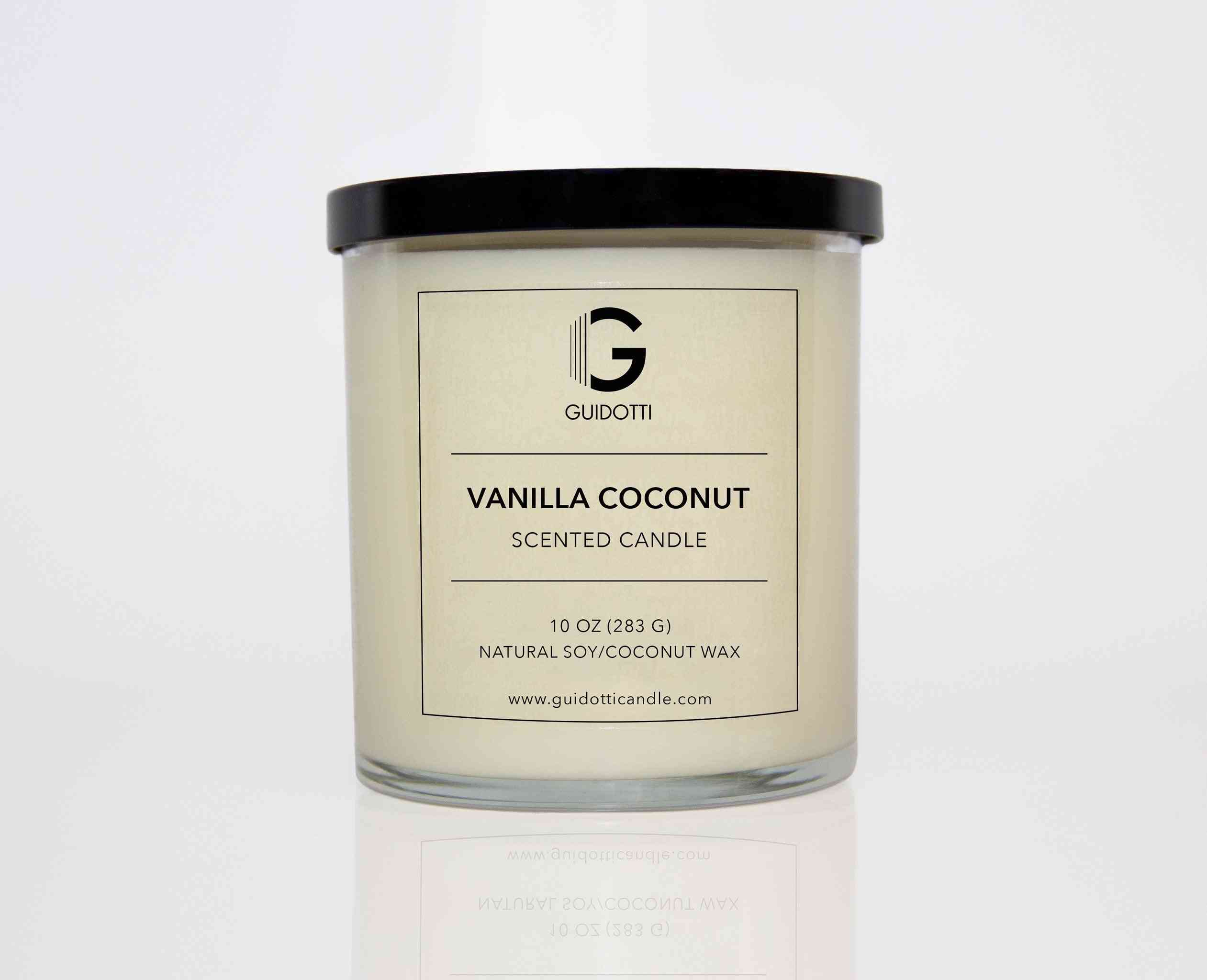 Vanilla Coconut Scented Soy Candle