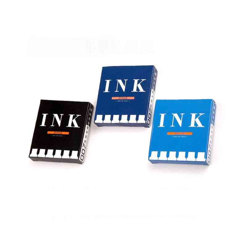 Ink Cartridge Non Carbon Blue-black Blue Black 6pcs/box Portable Ink Cartridges