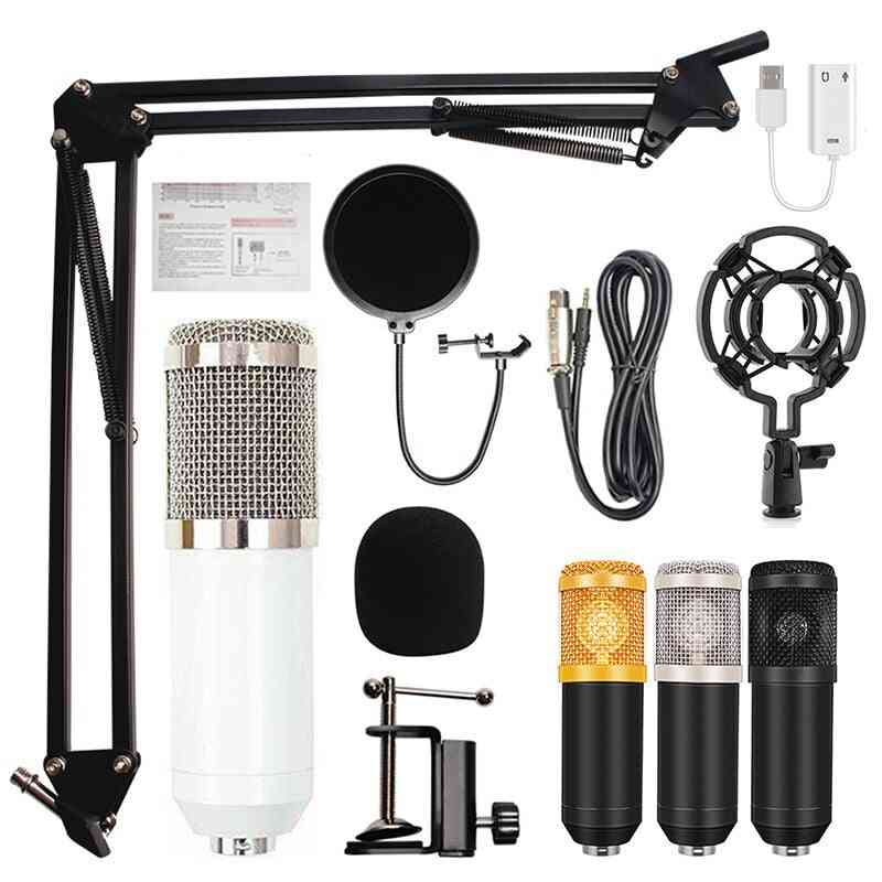 Bm 800- Home Studio Recording, Condenser Microphone Mic Set