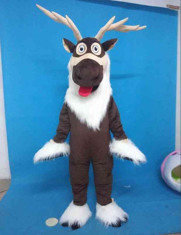 Adult Reindeer- Mascot Sven Costume