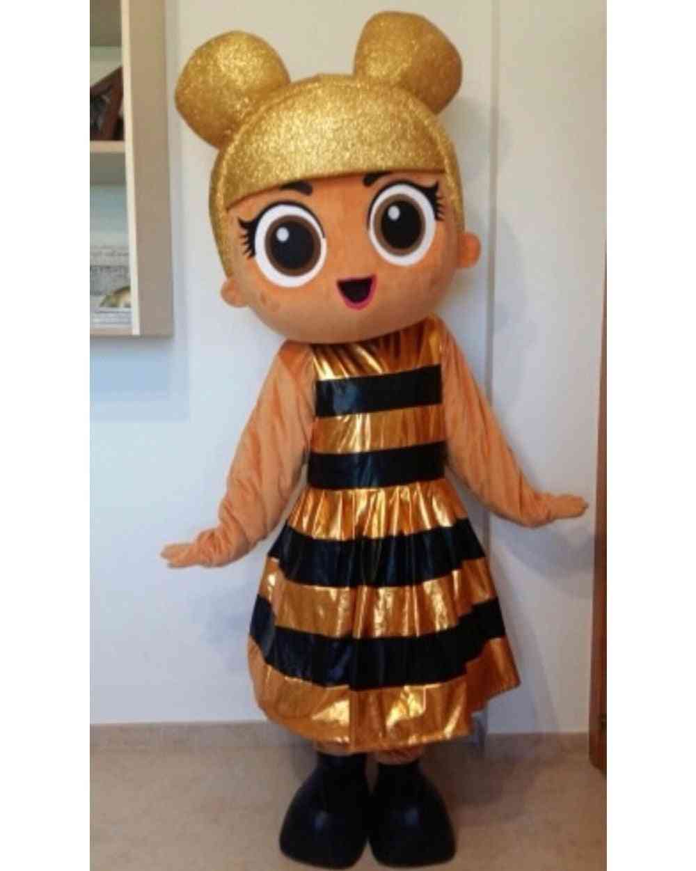 Adult Baby Queen Bee Mascot Costume Dress