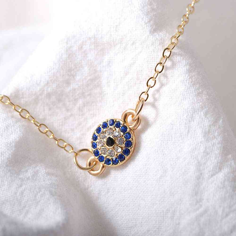 Gold Silver Color Ankle Chain Crystal Eye Of Anklets For Women