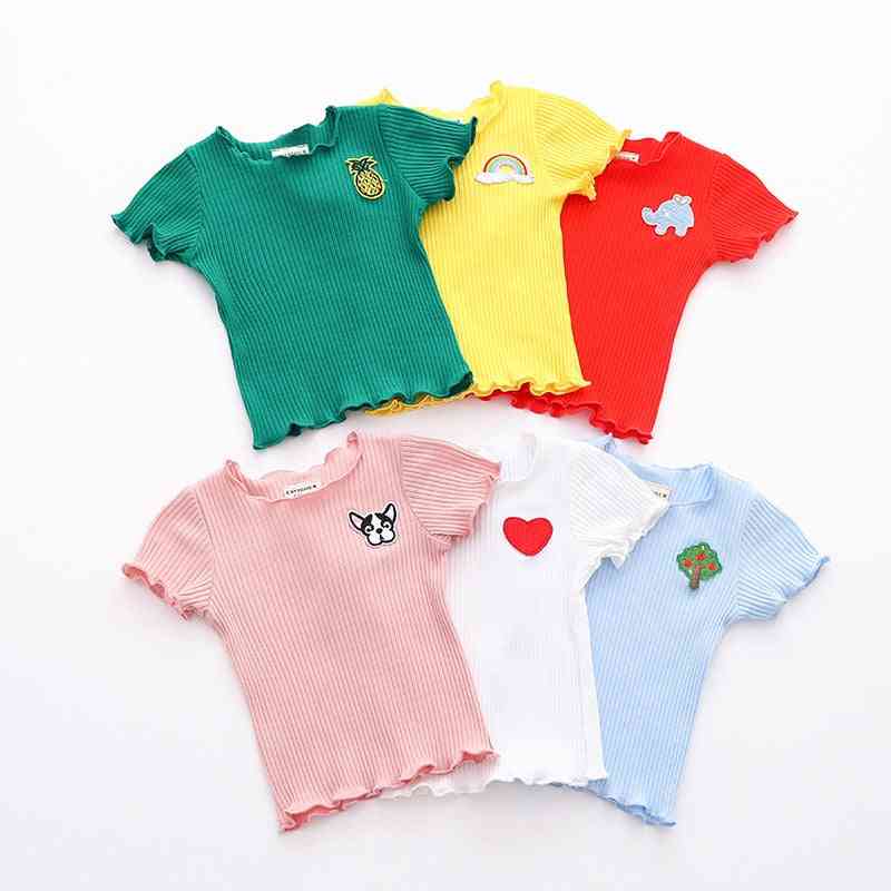 Baby Shirt, Short Sleeve Girl T-shirt