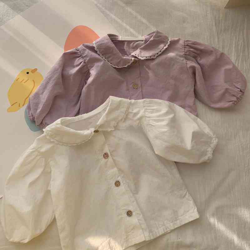 Otroška majica v pomladanskem korejskem slogu, jesenski topi