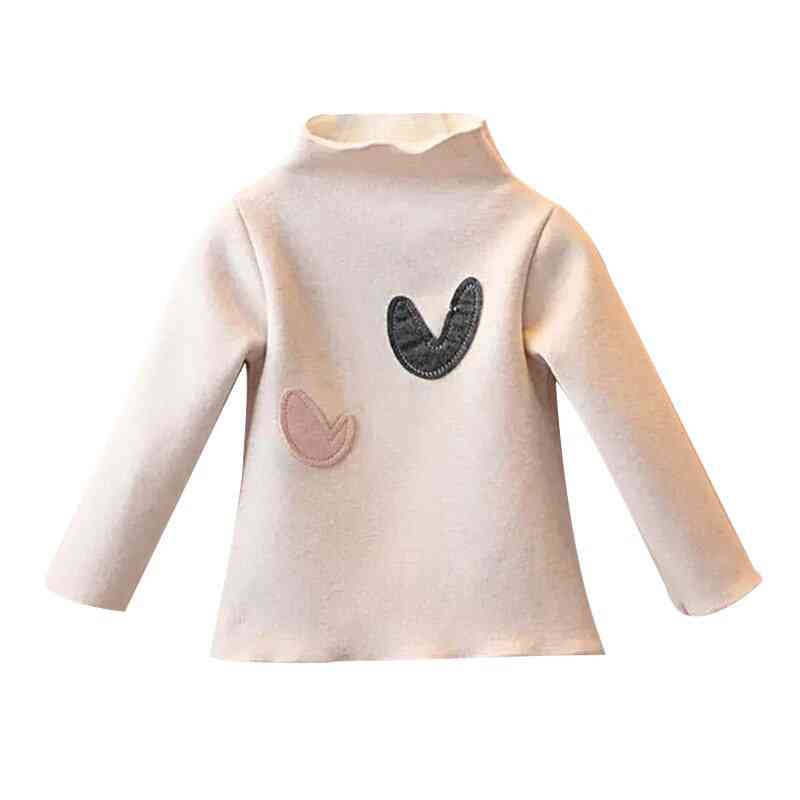 Vinter baby langærmet o-hals kærlighedst-shirt