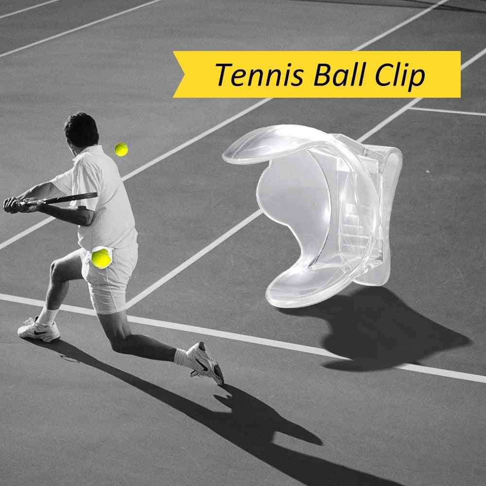 Tennisbollshållare midjeklämma transparent håller