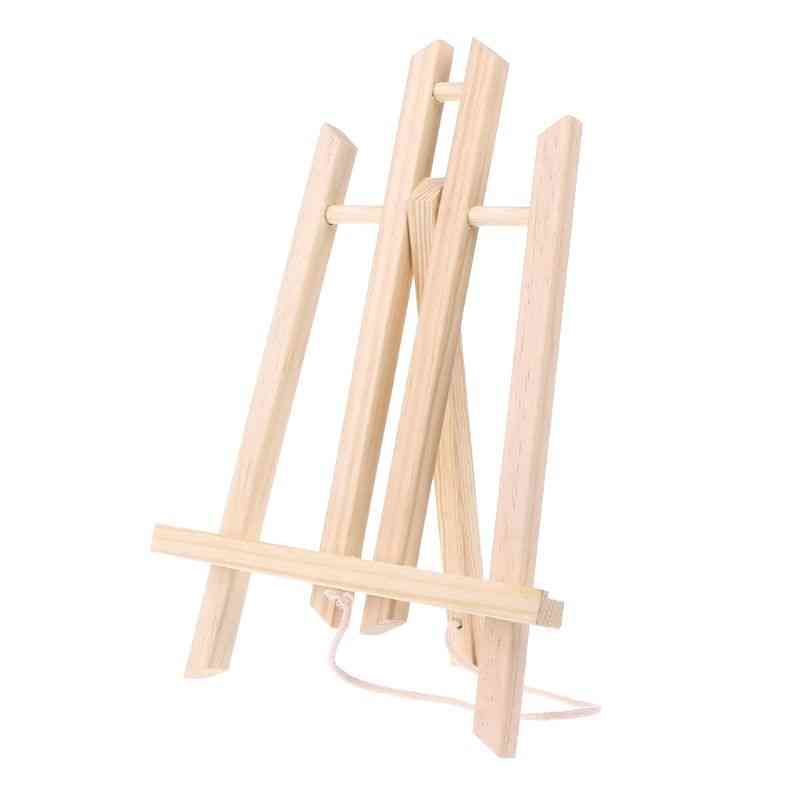 Wood Easel, Advertisement Exhibition Display Shelf Holder Painting Stand