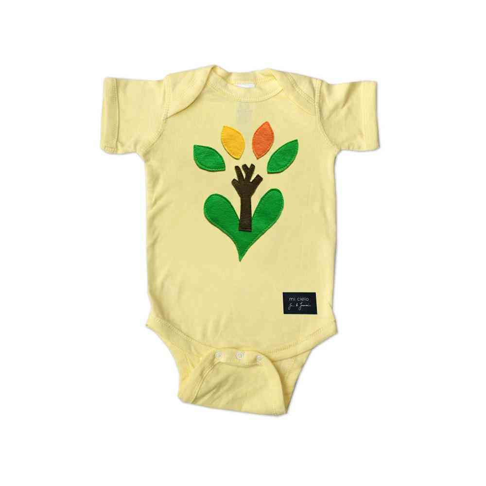The Tree – Yellow Infant Bodysuit