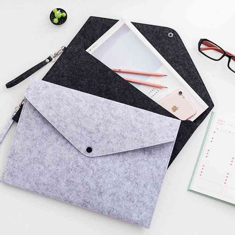 Simple One-color Bag Documents Large Capacity