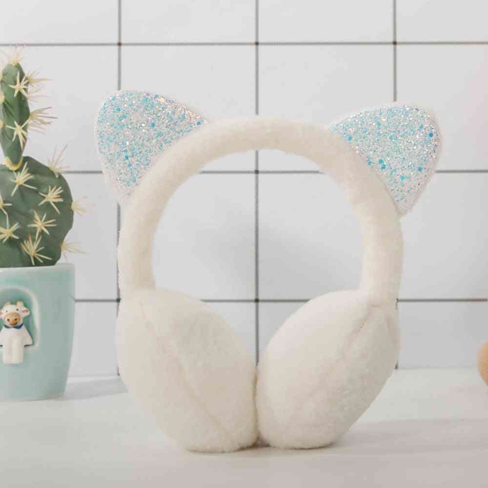 Cute Cat Ears- Winter Warm, Outdoor Earmuffs For Child