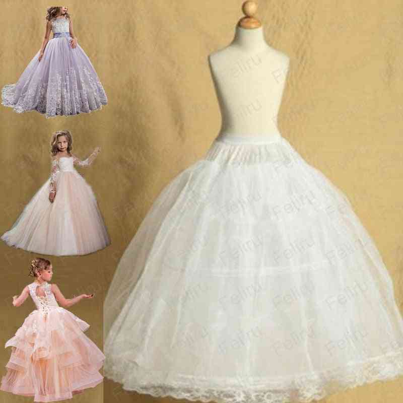 Lolita sukně, dětská obručová sukně pro svatební květinovou dívku