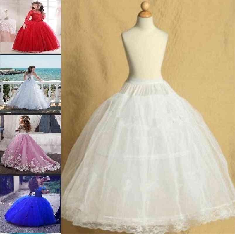 Lolita sukně, dětská obručová sukně pro svatební květinovou dívku