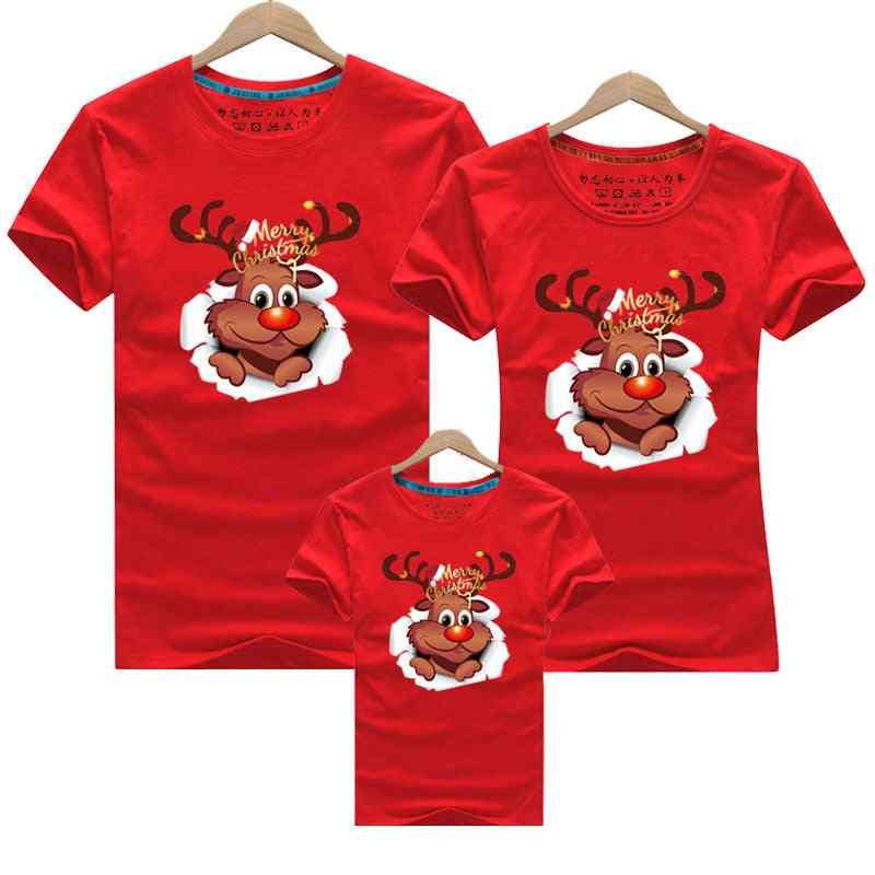 Familie matchende tøj, mor baby t-shirt (sæt-5)