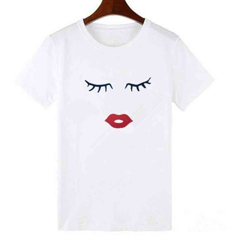 Lips Print Mother & Daughter T-shirt