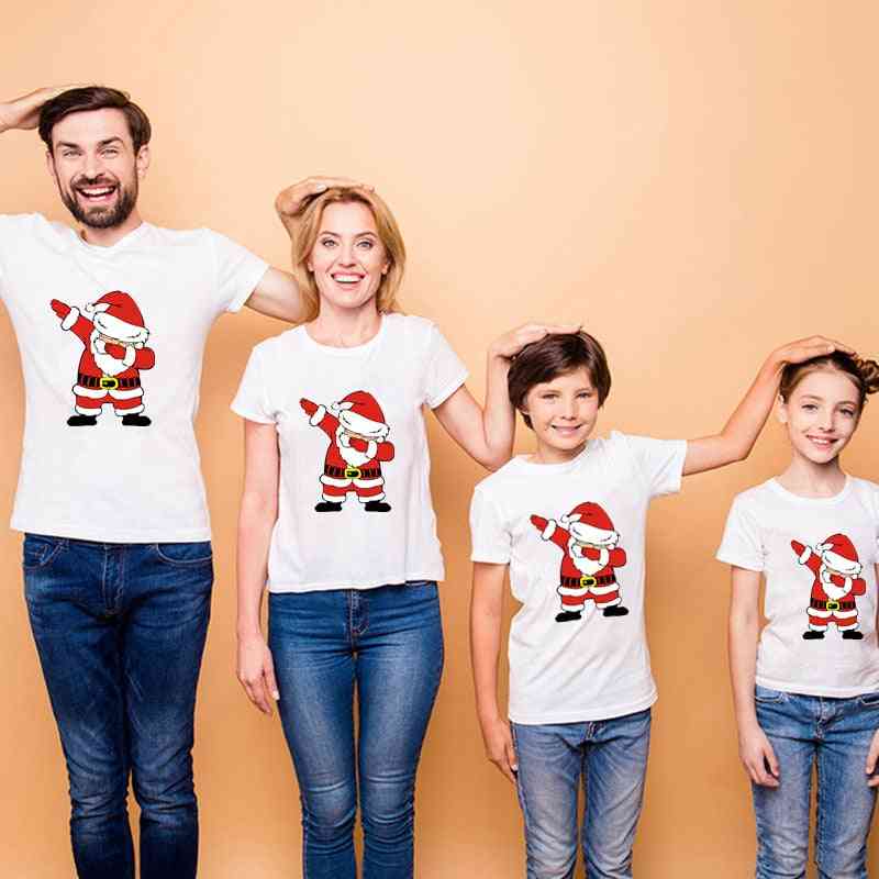 Matchande familjekläder, kortärmad t-shirt (set-2)