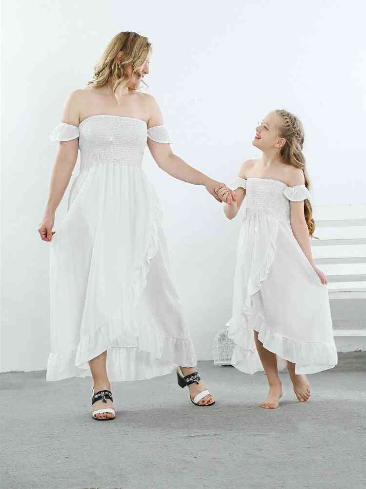 Mor datter kjole, familie matchende kjoler
