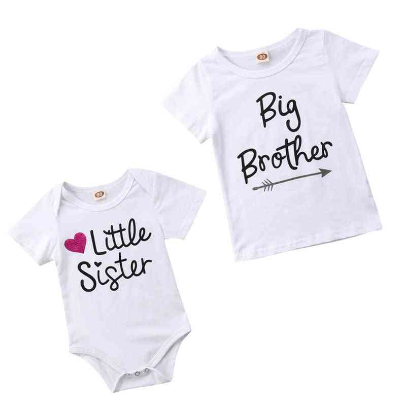 Family Matching Baby Short Sleeve Rompers, Bodysuit T-shirt