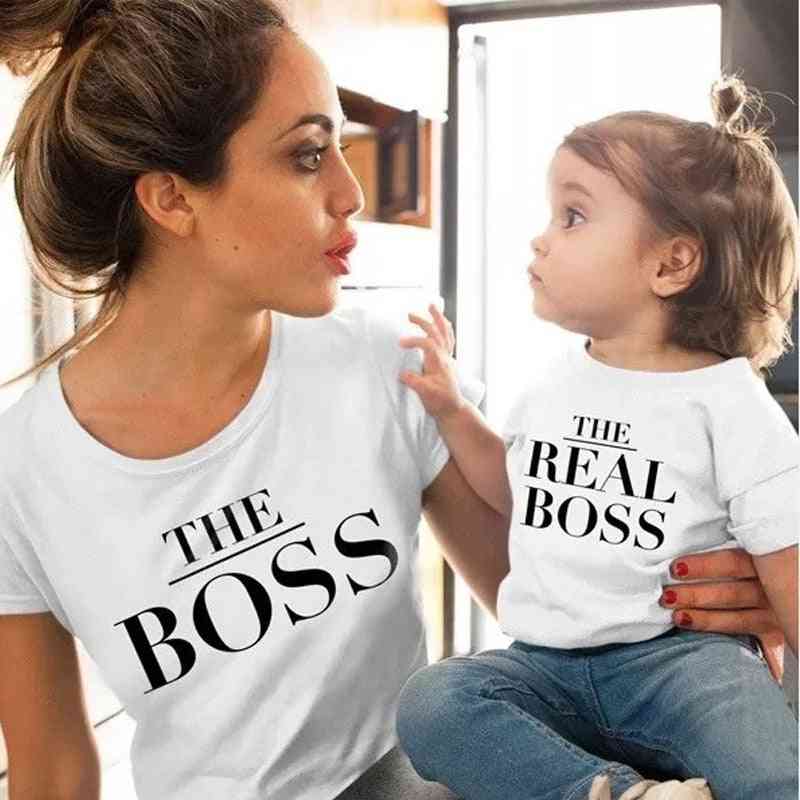 Tričko vhodné pro rodinu, módní dívčí tričko pro maminky