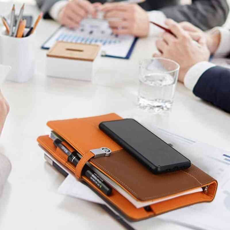 Notebook con ricarica wireless business notebook a fogli mobili integrato 8000 mAh