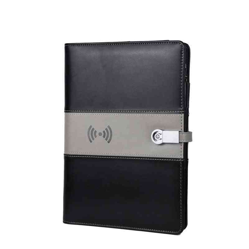 Wireless Charging Notebook Business Loose-leaf Built-in 8000mah