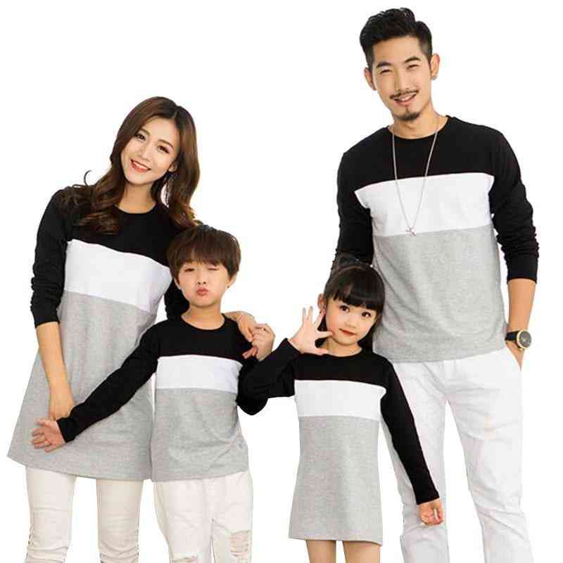 Rodinný vzhled šaty pro matku a dceru, tričko pro ženy muže