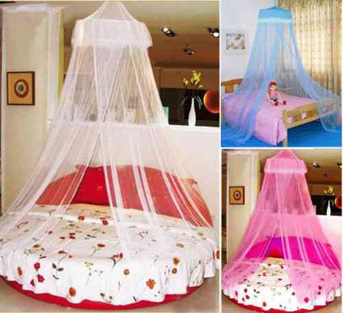 Elegant Lace Bed Canopy Mosquito Net
