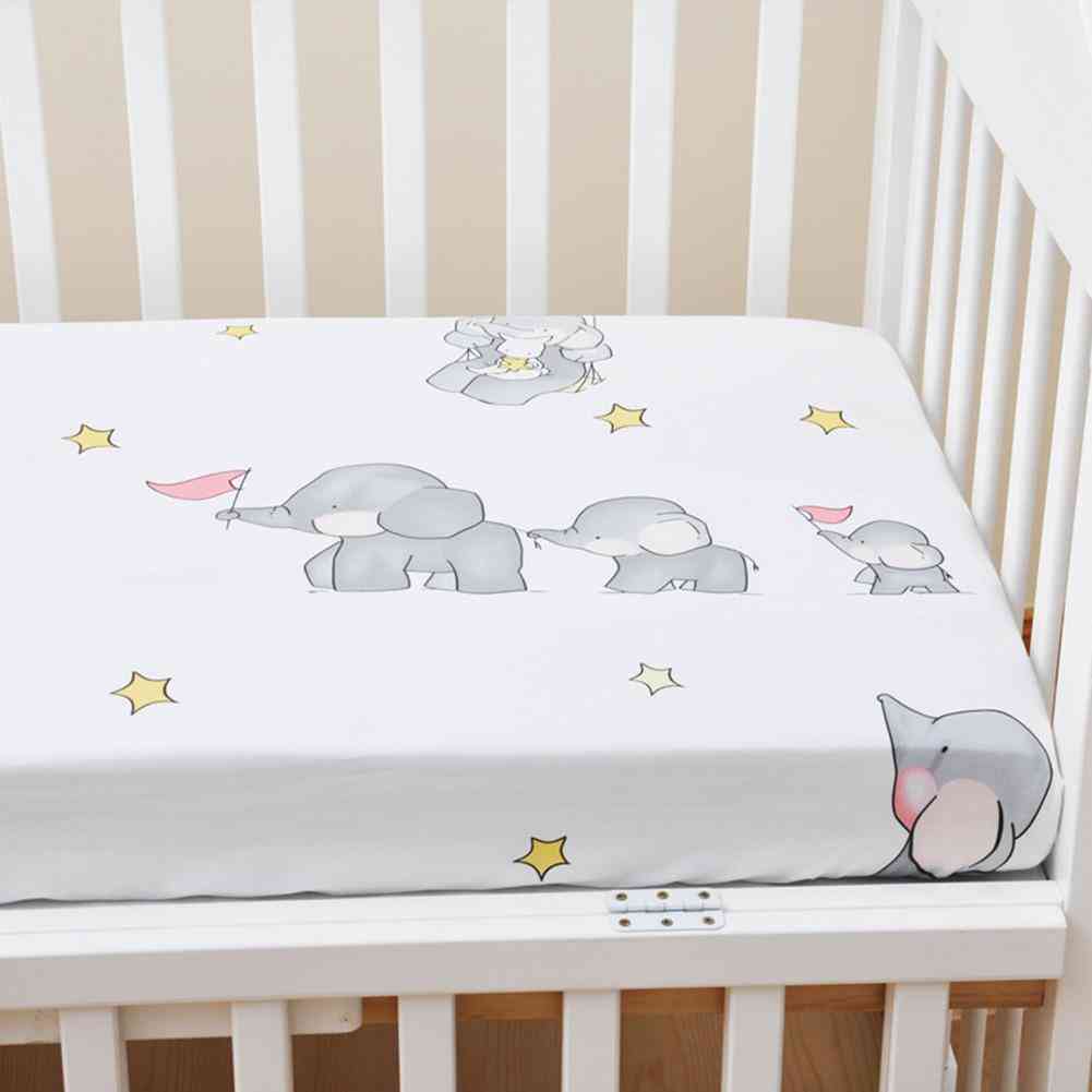 Barneseng laken for baby, madrass sengetøy sett