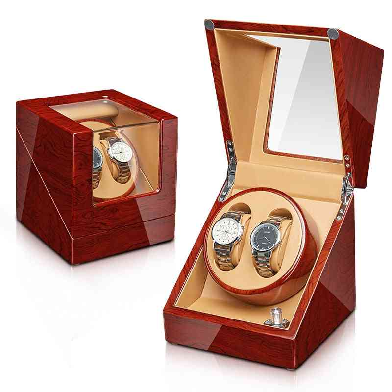 Support de montres de boîte de remontoir de montre de luxe simple 2/4 + 6 fentes