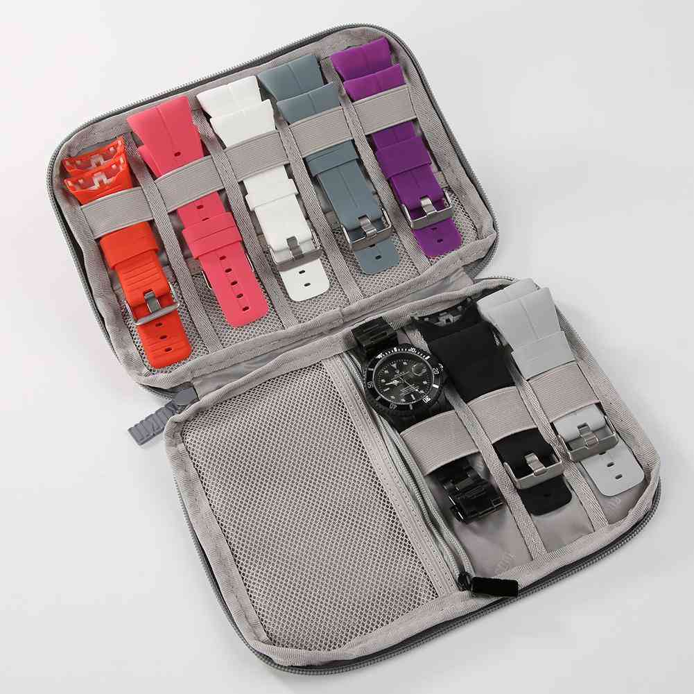 Multifunction- Portable Watch Band Strap, Organizer Storage Box Bag