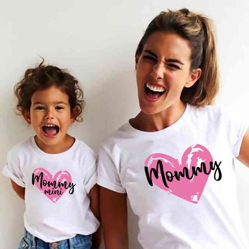 Sommer mor & datter t-shirt / toppe