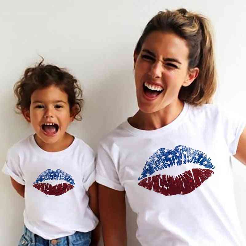 Summer Mother Daughter Matching T-shirt