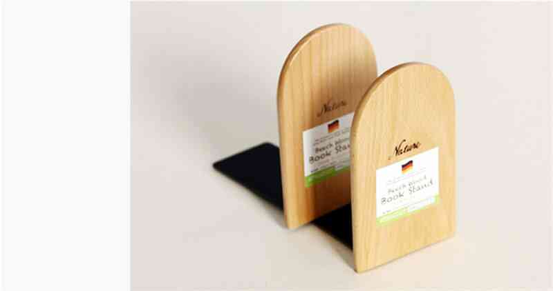 Bookends Nature Wood Book Stand