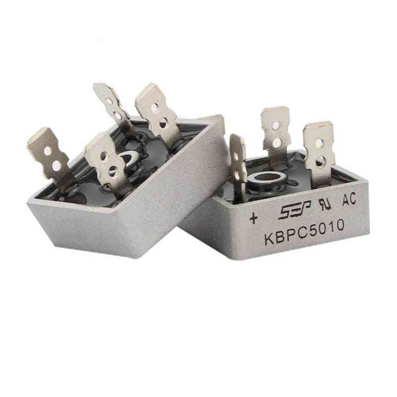 Kbpc5010 50a 1000v fazni diodni usmerniški usmernik napajalne komponente elektronike