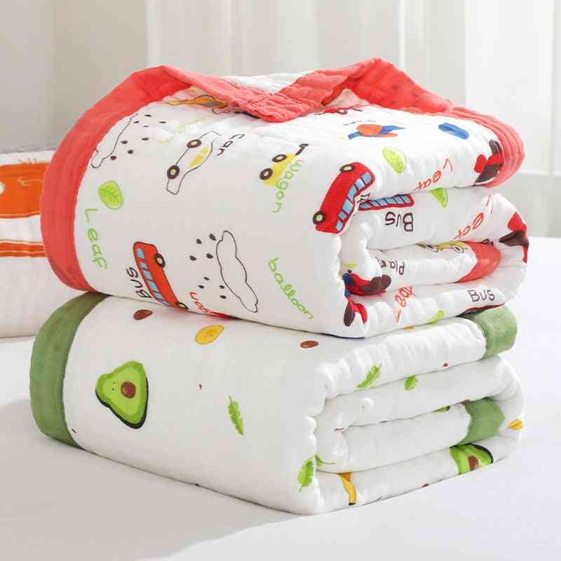 Cartoon Printing- Cotton Stroller, Bedding Covers, Bath Towel For Baby