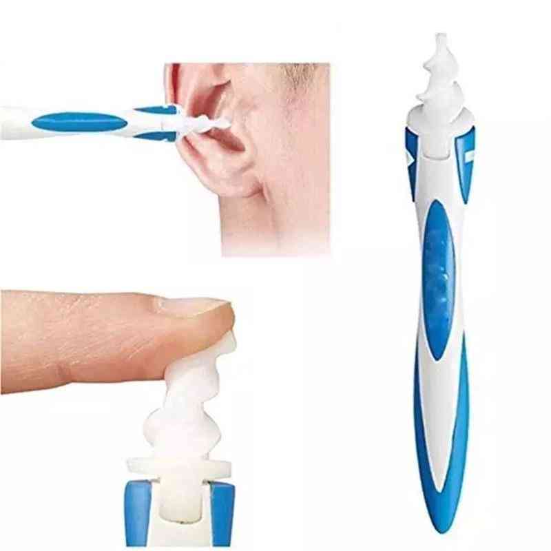 Soft 16-care Spiral, Silicone Ear Wax Removal, Painless Spoon Tool