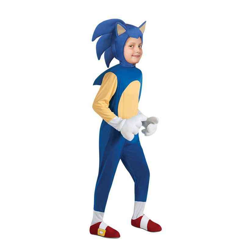 Sonic The Hedgehog Costume For Kid's Character Cosplay