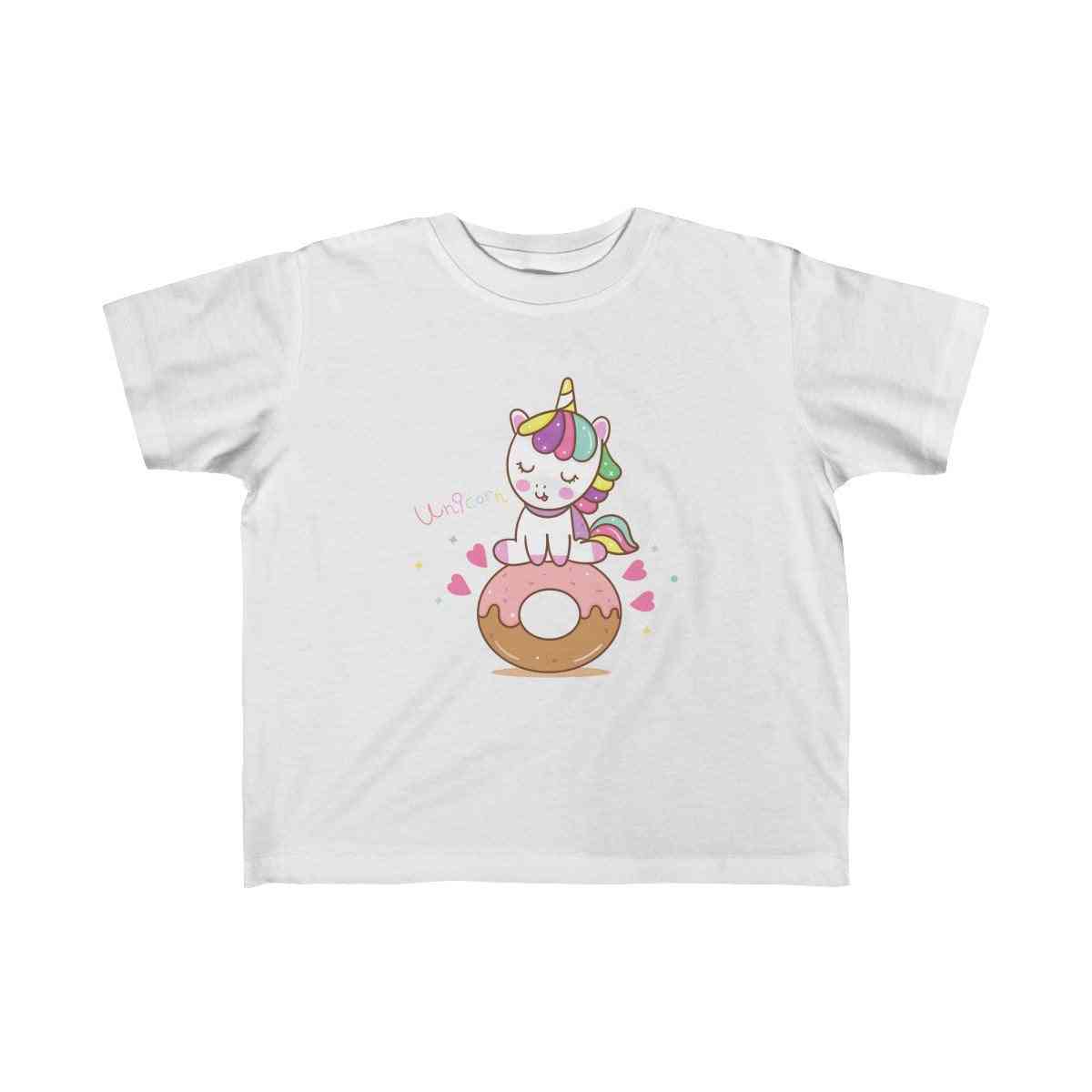 Unicorn Loves Donuts- Kid Tee