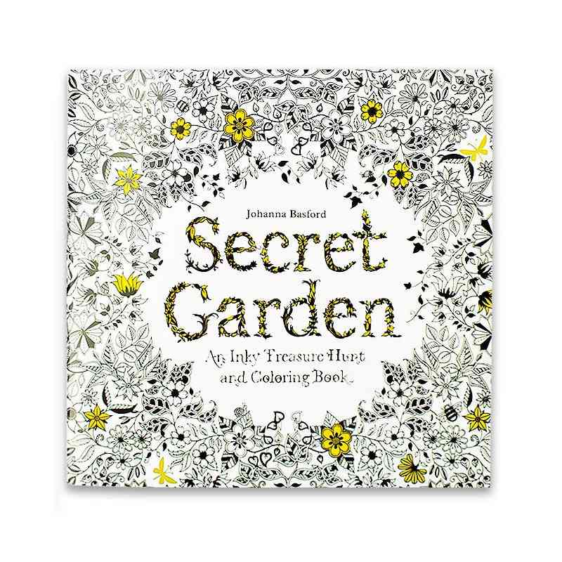 English Edition Anti Secret Garden Coloring Book