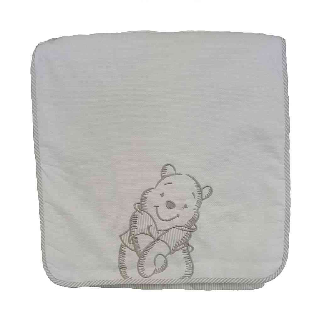 Gray Winnie The Pooh Diaper Bag