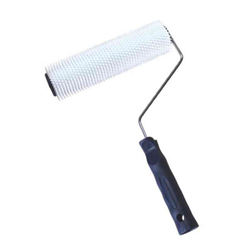 Portable- Plastic Handle, Paint Spiked Teeth Height, Brush Roller